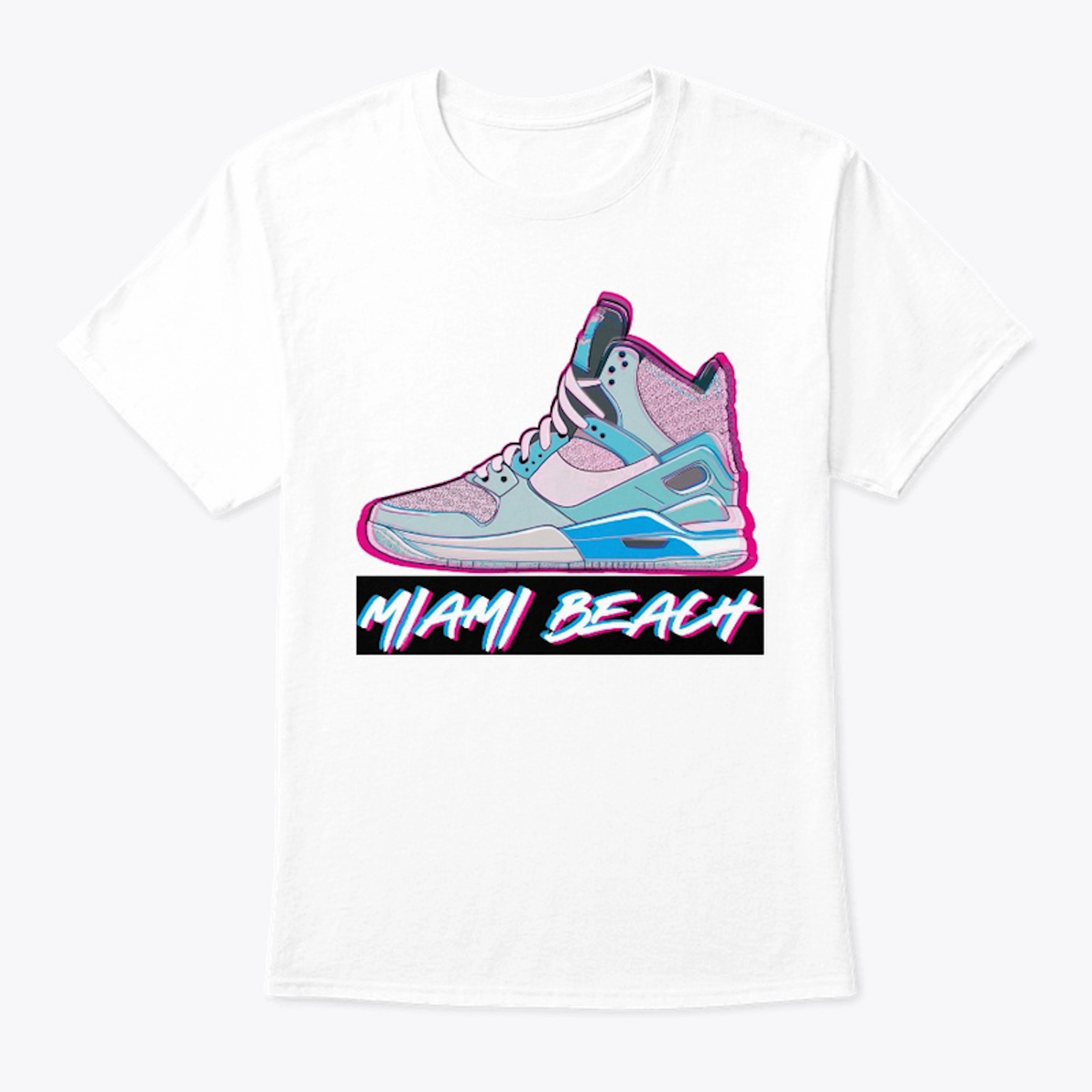 Pastel Miami Basketball T-Shirt 