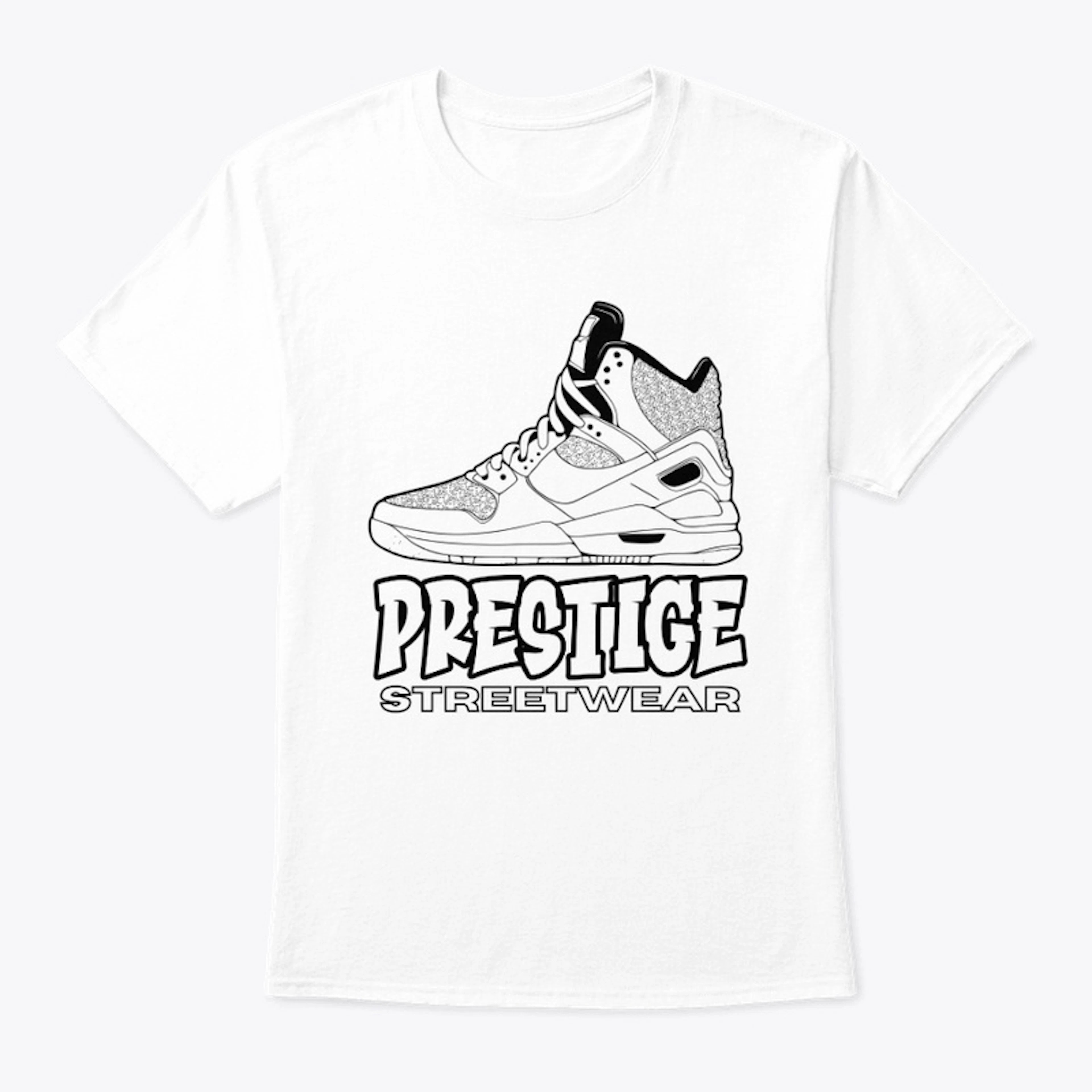Black/White Street Basketball T-shirt