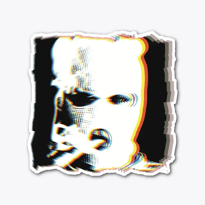 Smoking Gangster Girl Sticker